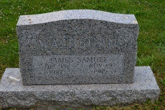 James Samuel Washburn, English Cemetery, English, Kentucky. James was the son of GIlbert Clarence Washburn