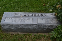 Gilbert Clarence and Helen (Beach) Washburn, English Cemetery, English, Kentucky. Gilbert was the son of George Alvin Washburn