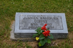 Juanita (Washburn Coffey, English Cemetery, English, Kentucky, Juanita was the daughter of Clarence Washburn